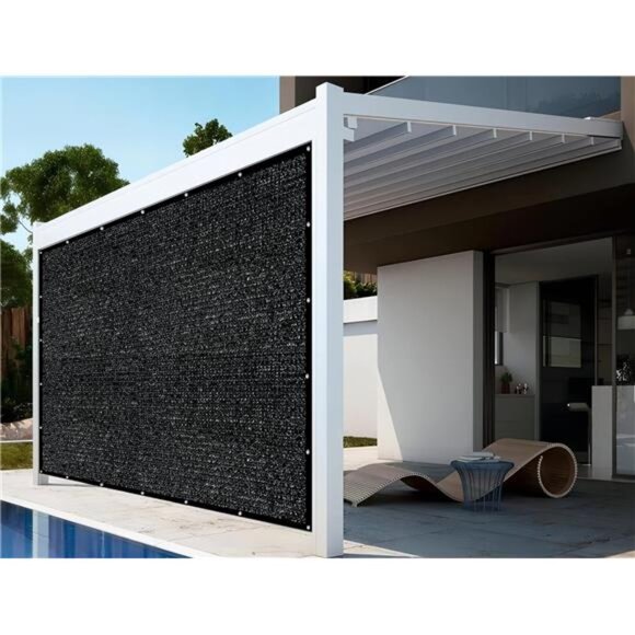90% Shade Fabric Shade Fabric Sun Shade Cloth with Grommets for Pergola Cover - Picture 7 of 8